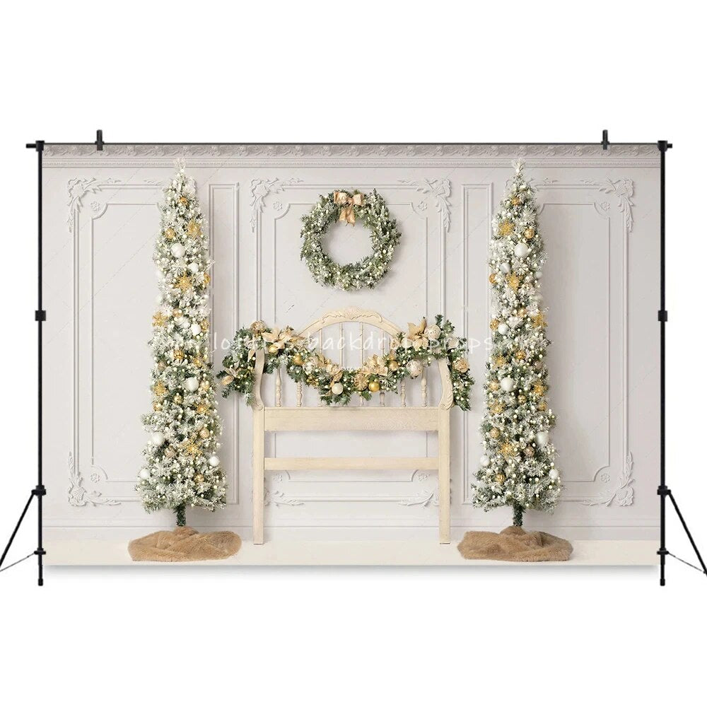 Xmas Headboard Backdrops Kids Baby Photography Props Child Adult Photocall Christmas Festival background