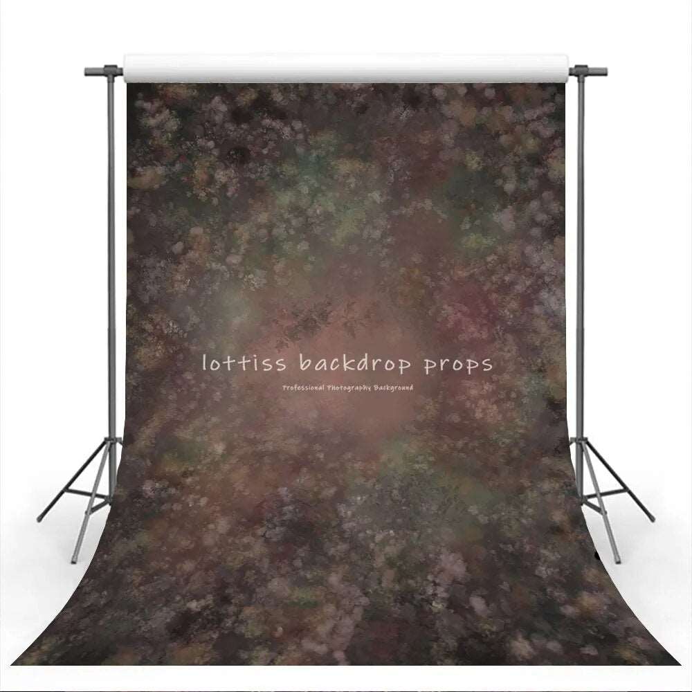 Art Abstract Floral Polyester Backdrop For Adult Portrait Photography Painting Flower Pregant Kids Newborn Photoshoot Background