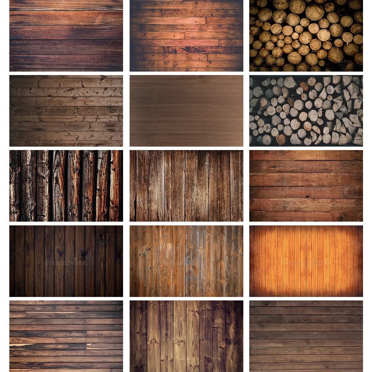 Dark Brown Wood Board Background Series-Three For Photography Baby Birthday Party Kids Portrait Rustic Planks Backdrop Cloth