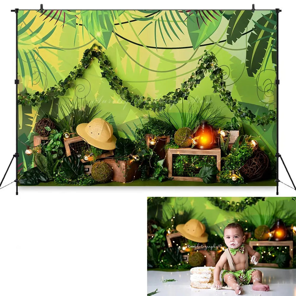 Mountain Adventure Photography Backdrop Kids Baby 1st Birthday Party Decors Forest Child Boys Adult Studio Backgrounds