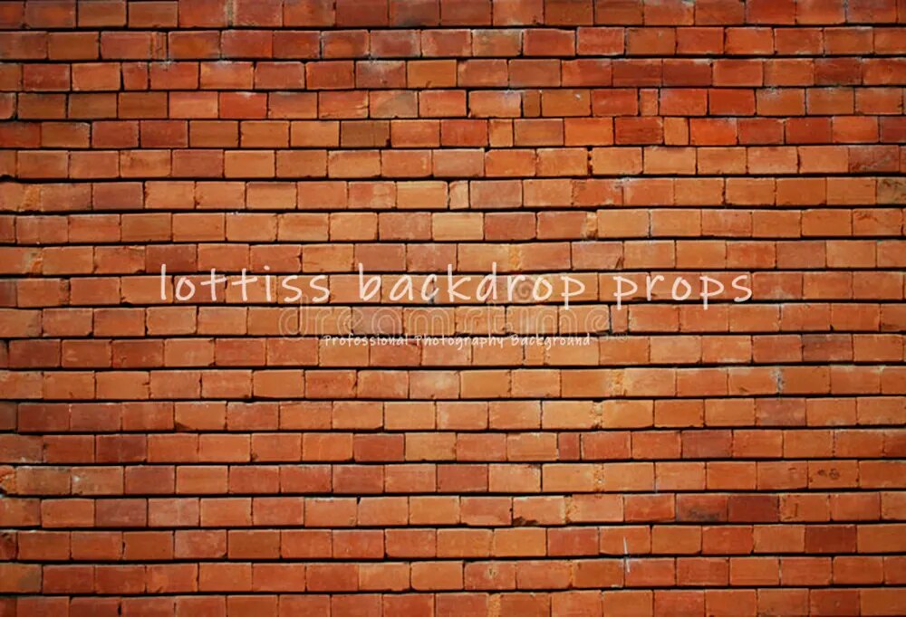 Brick Wall Vinyl Backdrops Old Red Brick-wall Wallpaper Adult Pregant Portrait Child Birthday Photo Decor Photography Background