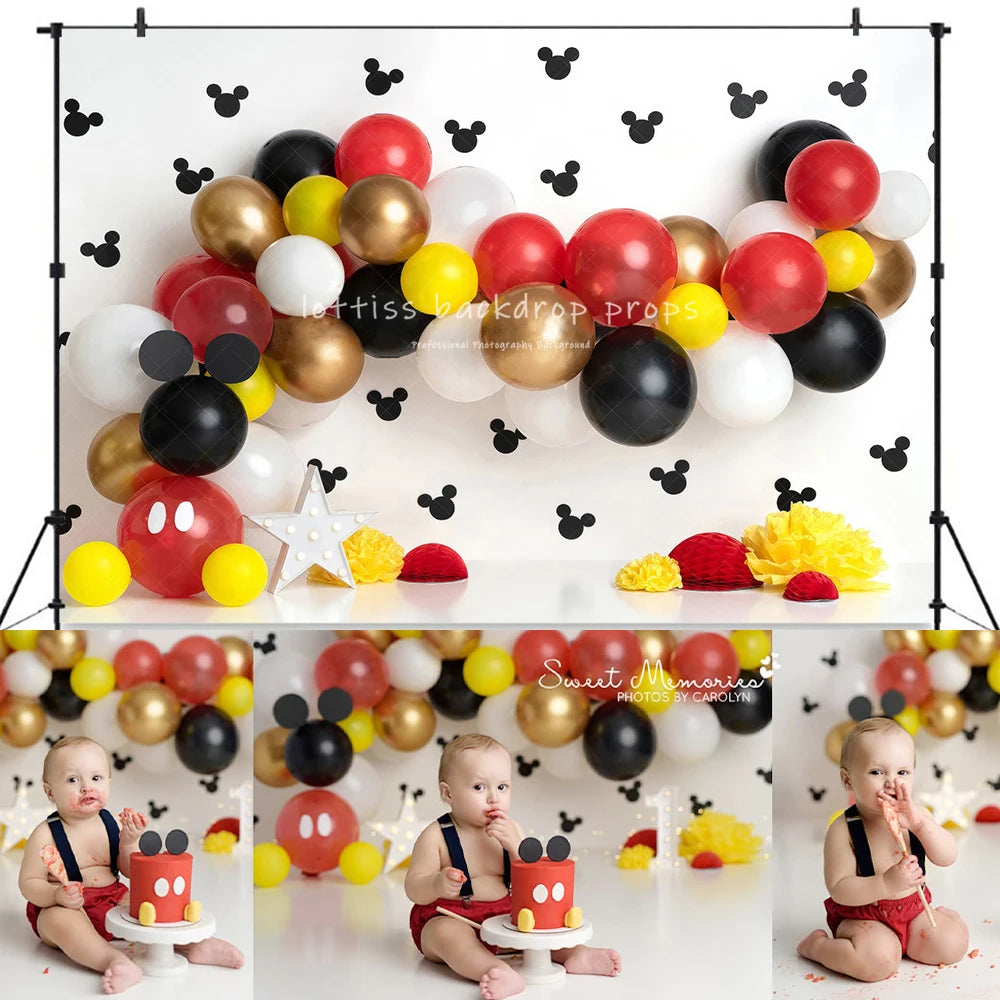 The Kids Clubhouse Backdrops Baby Photography Props Child Birthday Cake Smash Adult Photocall Decor Backgrounds