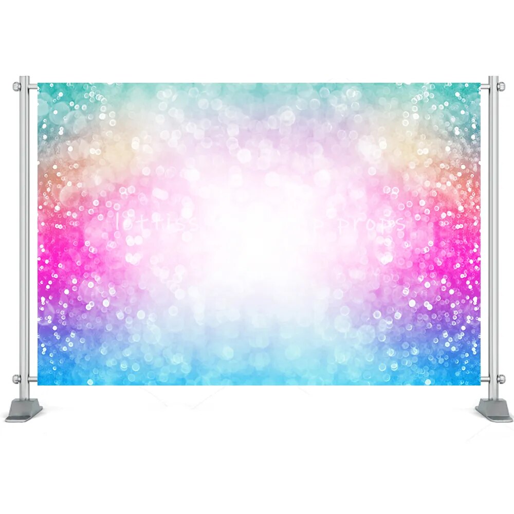 Glitter Bokeh Photography Backdrop Adult Kids Party Abstract Wedding Newborn Portrait Background for Photo Studio Props