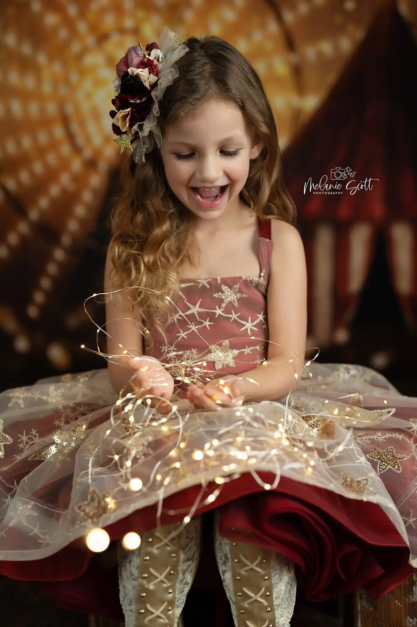 Arrière-plan de carnaval sombre, accessoires de photographie pour enfants et bébés, décors de studio photo d'anniversaire pour enfants et adultes, arrière-plan de grande roue de cirque 