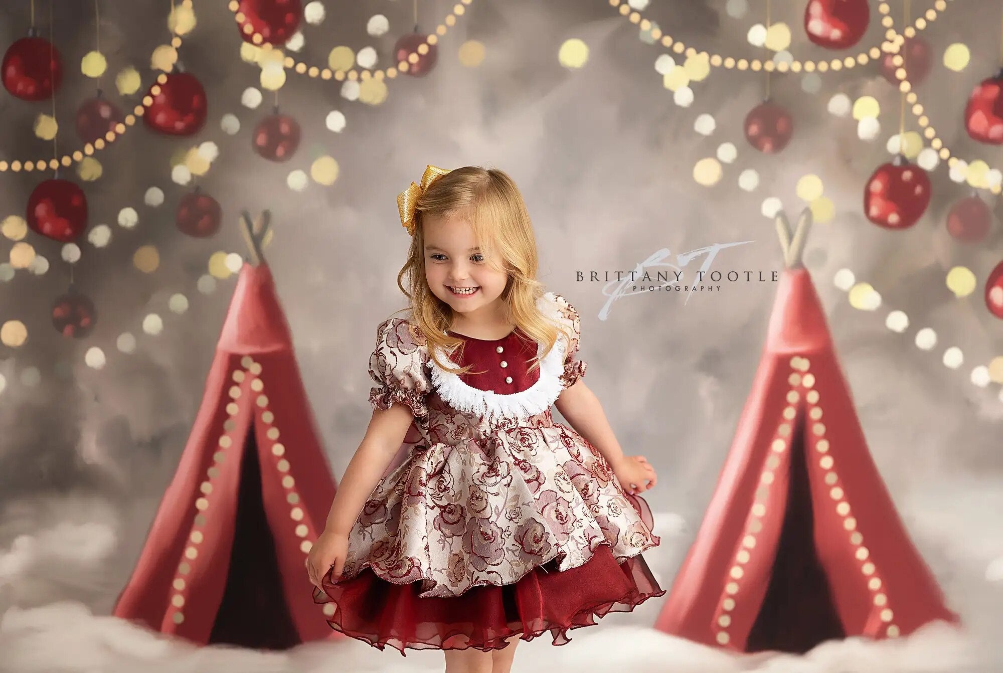 Christmas Holiday Backdrops Xmas Circus Background Family Kids Portrait Props Adult Child Snowy Forest Photography Photostudio