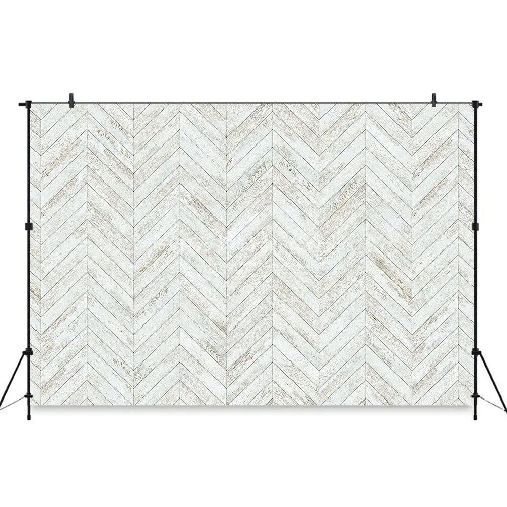 Zig Zag Wooden Board Floor Backdrops White Brown Plank Photography Z-shaped Texture Wood Background For Photostudio Props