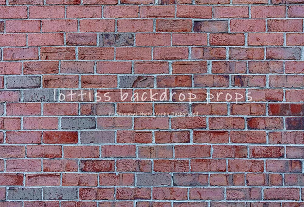 Brick Wall Vinyl Backdrops Old Red Brick-wall Wallpaper Adult Pregant Portrait Child Birthday Photo Decor Photography Background