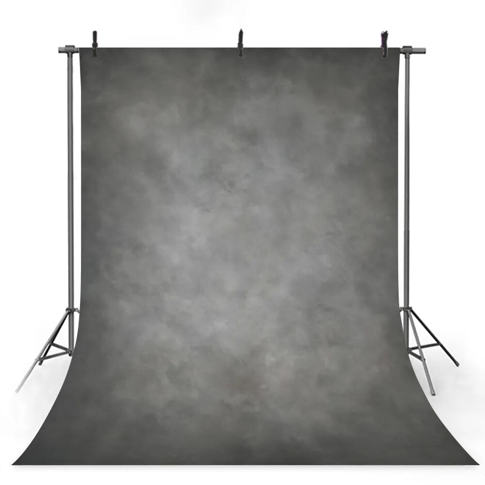 Grey Backdrop Black Solid Color Background Abstract Art Texture Props Children Adult Portrait Photocall Girl Baby Photostudio