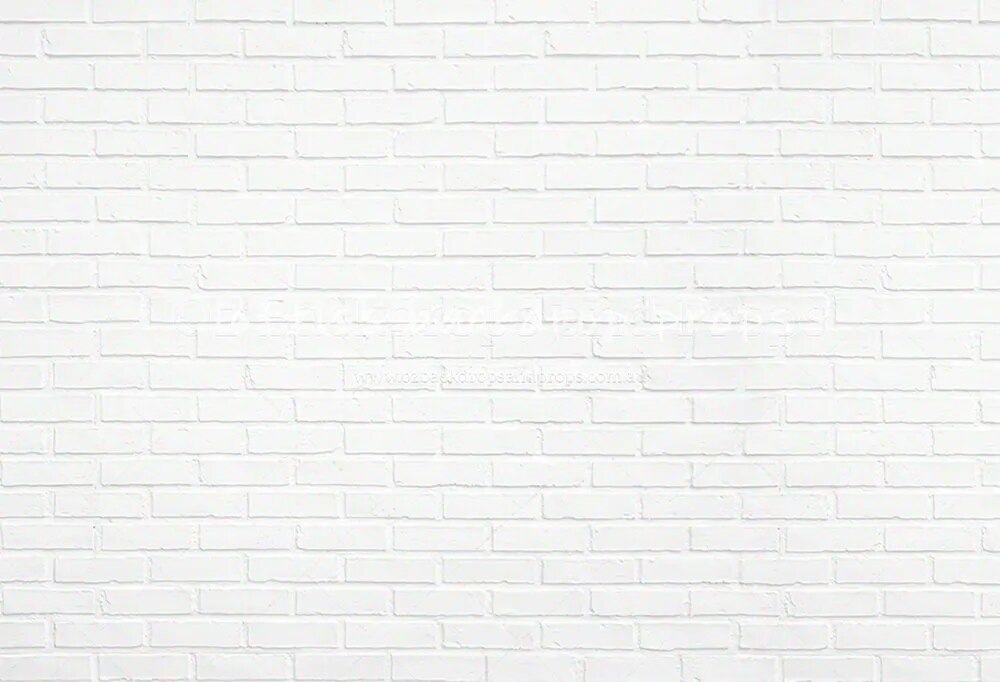 White Brick Wall Backdrops Old Bricked Brick-wall Wallpaper Kids Pregant Portrait Adult Birthday Decor Photography Background