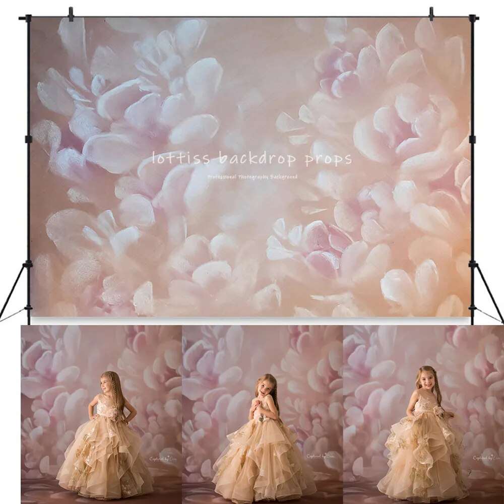 Art Floral Photography Backdrop Girls Adult Portrait Pregnant Woman Photocall Photostudio Children Baby Photostudio Background