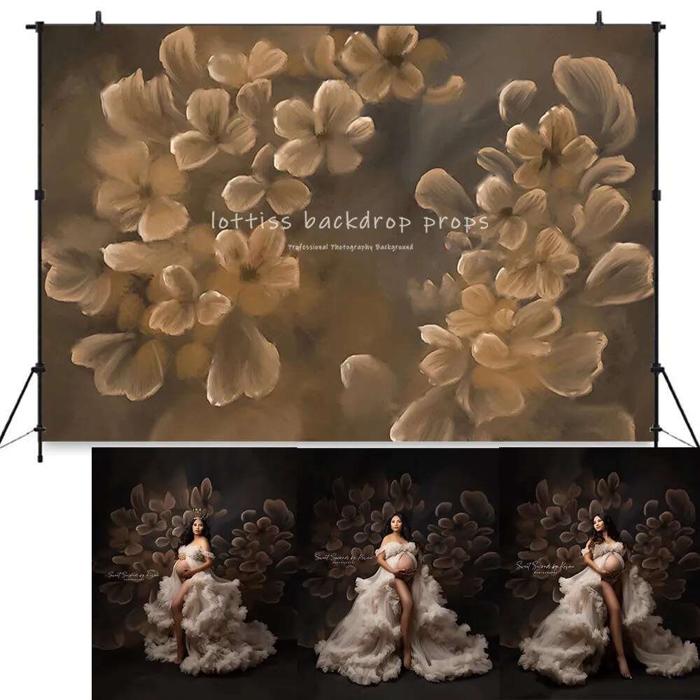 Art Floral Photography Backdrop Girls Adult Portrait Pregnant Woman Photocall Photostudio Children Baby Photostudio Background