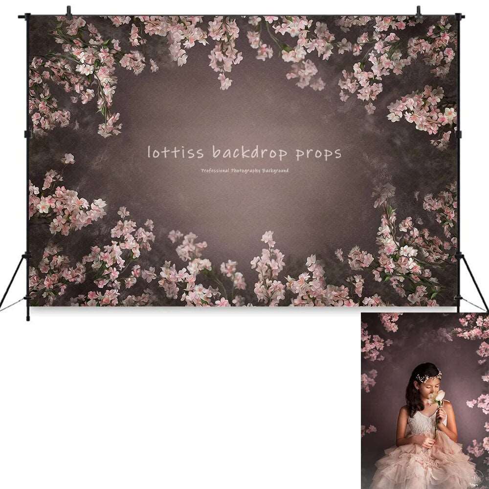 Art Floral Photography Backdrop Girls Adult Portrait Pregnant Woman Photocall Photostudio Children Baby Photostudio Background