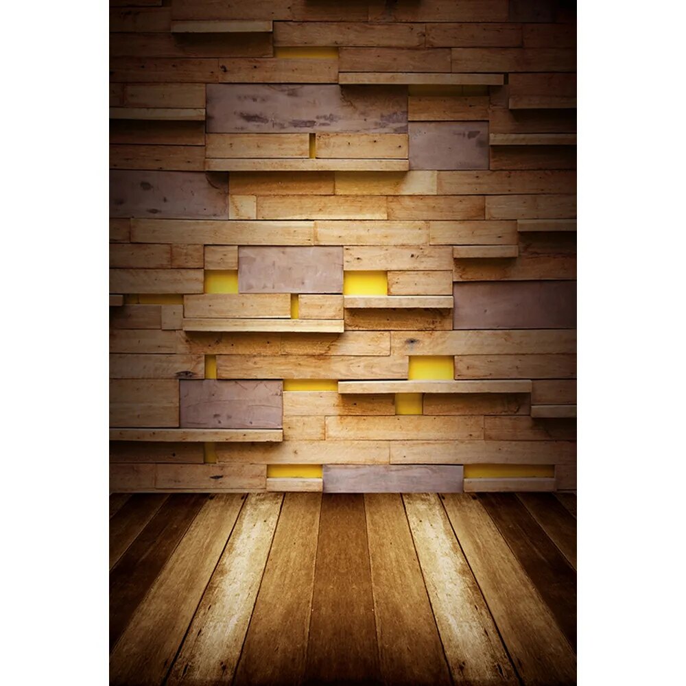 Brick Wall Photography Background Cement Wall Wooden Floor Baby Portrait Food Baby Photo Studio Interior Wall Backdrop