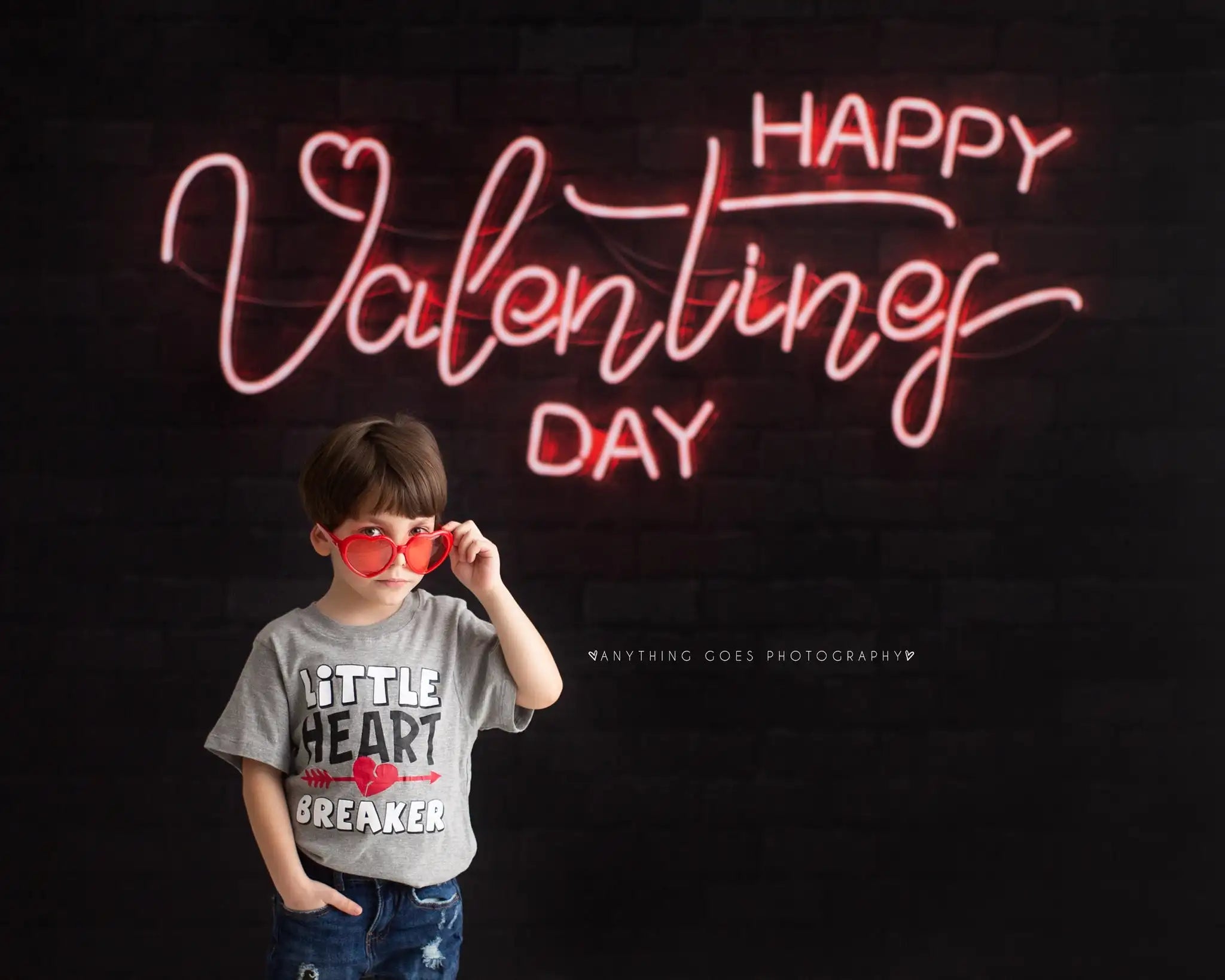 Valentine's Day Font Wall Backdrops Child Baby Photography Props Child Adult Photocall Decors Festival Backgrounds