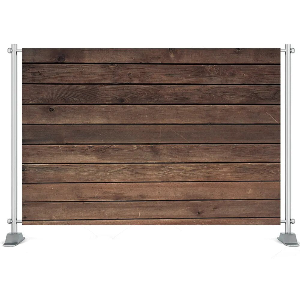 Wood Backdrop for Photography Food Baby Portrait Photography Backdrops White Brown Christmas Wooden Background for Party Decor