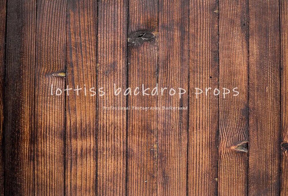 Brown Wood Board Photography Backdrops Dark Wooden Floor Prop Adult Kids Portrait Photocall Broken Wood-board Background