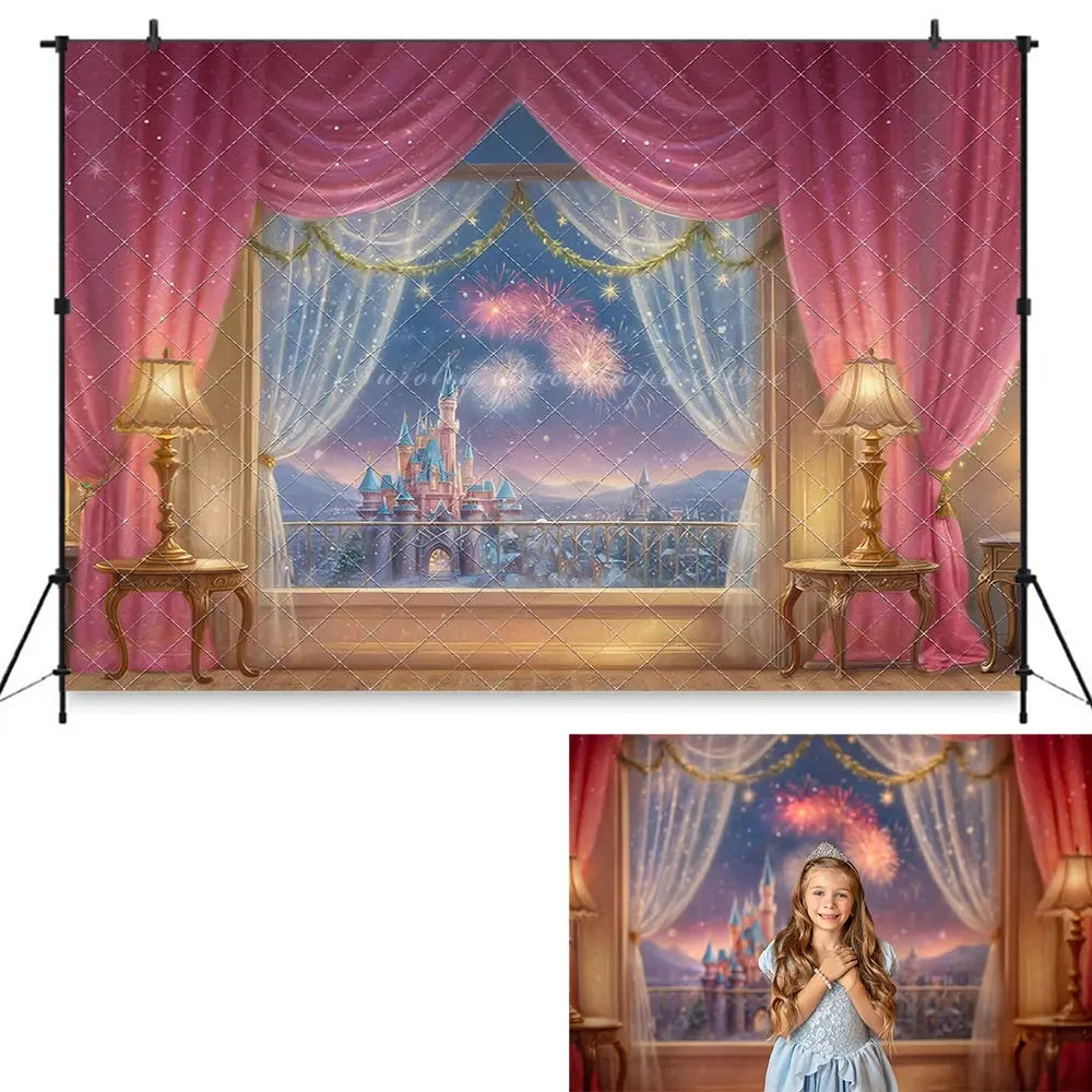 Santas Magical Workshop Backdrop Kids Baby Cake Smash Photography Props Child Adult Birthday Backgrounds