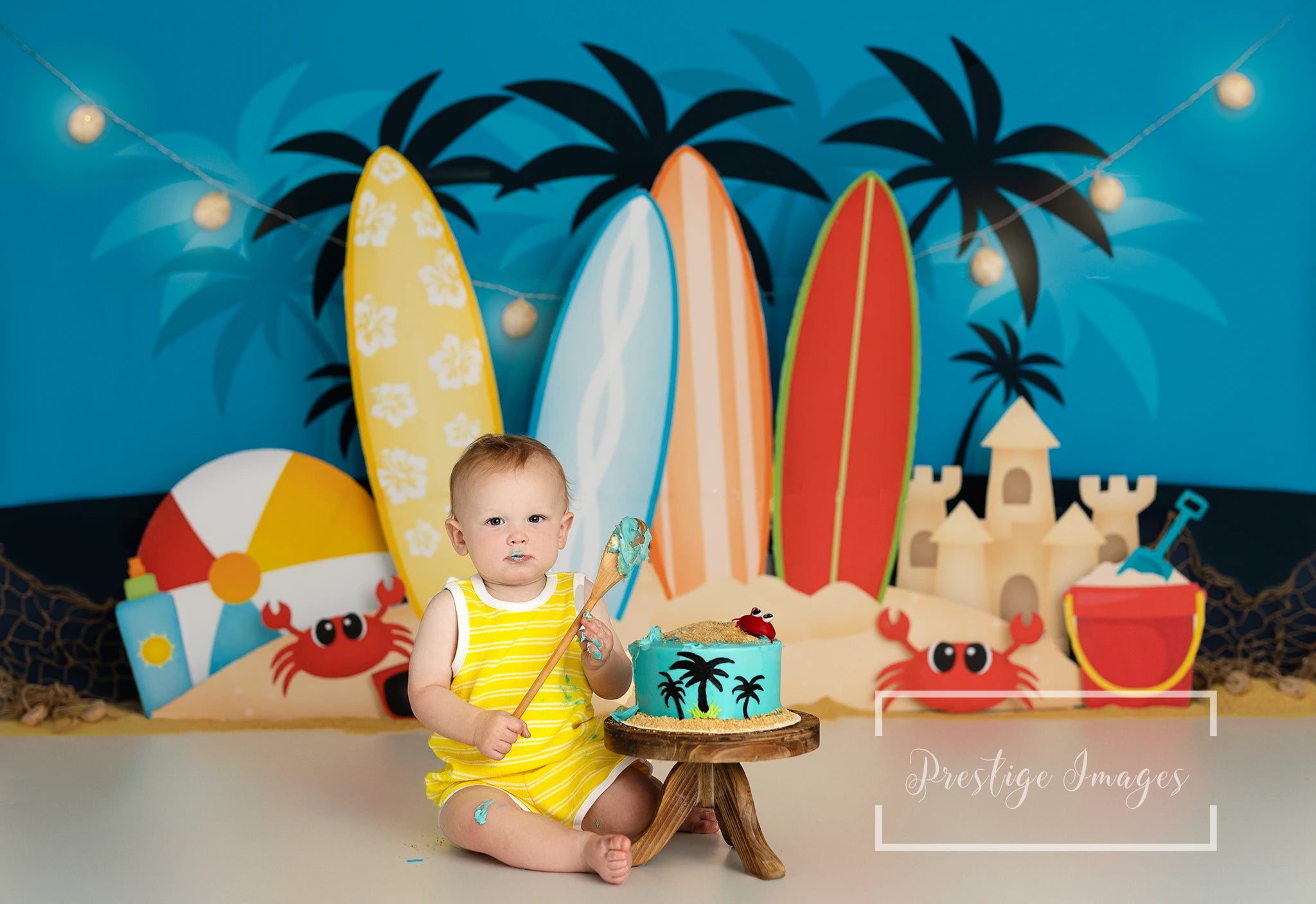 Summer Beach Photography Backdrop Kids Baby Cake Smash Photocall Decors Surfboard Aloha and Pool Party Adult Studio Backgrounds