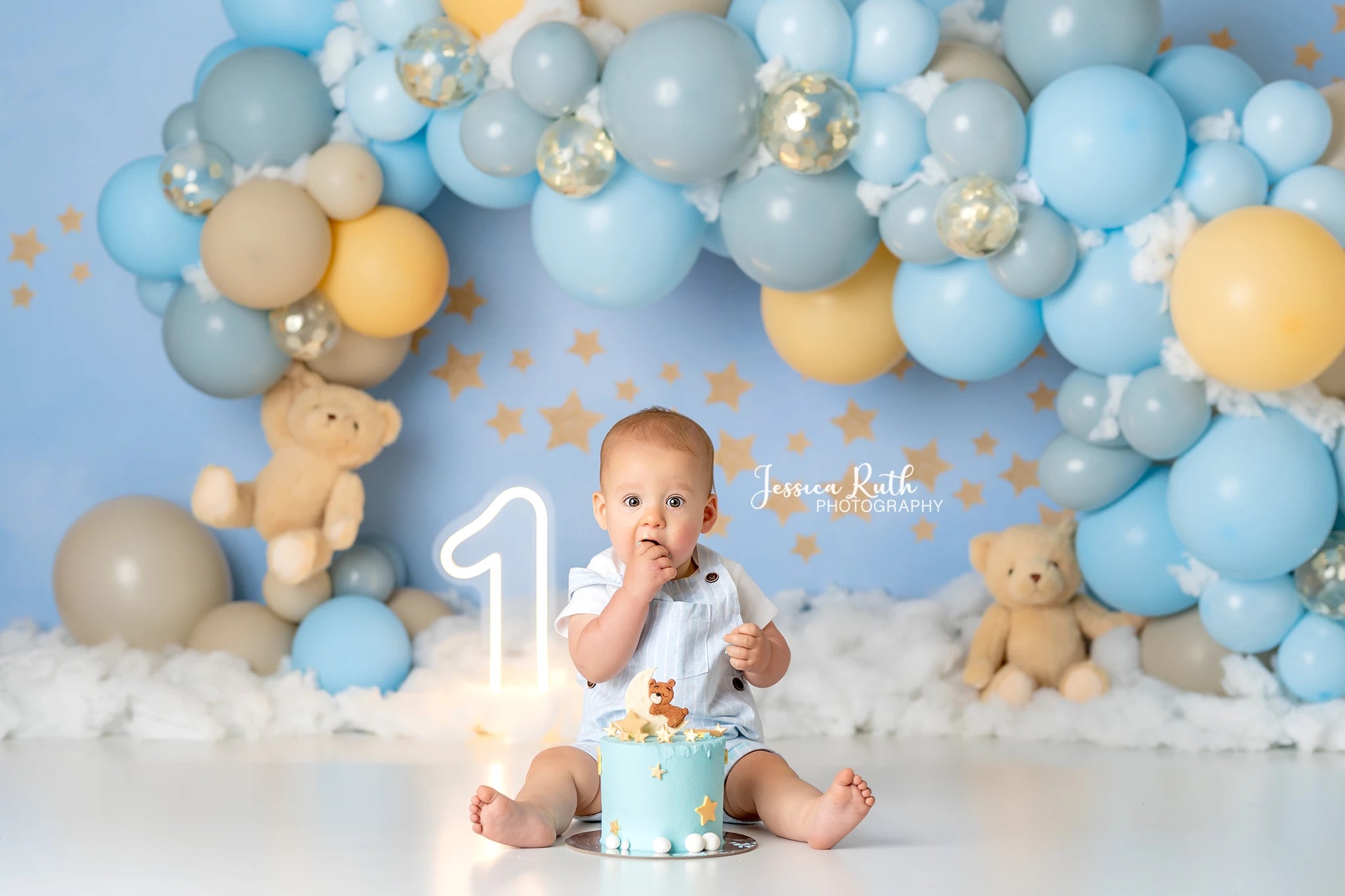 The Rock Show Photography Backdrop Kids Boys Birthday Photocall Decors Child Kids Adult Balloons Studio Backgrounds