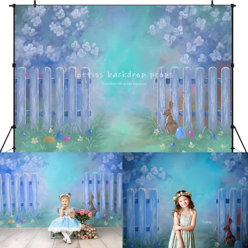 Spring Rural Scenery Backdrops Kids Baby Birthday Cake Smash Photography Child Adult Photocall Decors Floral Garden Backgrounds