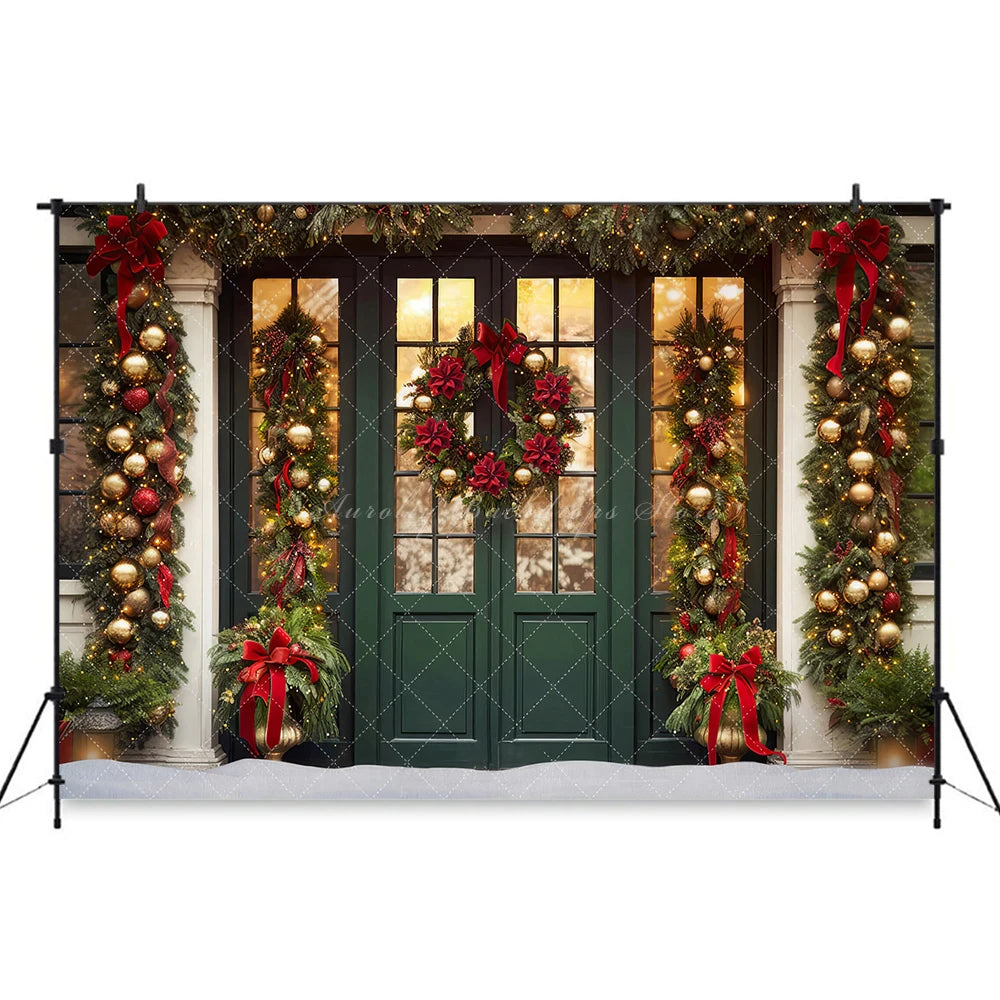 Christmas Winter Snowy Backdrop Child Adult Birthday Photo Shoot Backgrounds Fireplace Indoor Party Decoration Studio Props