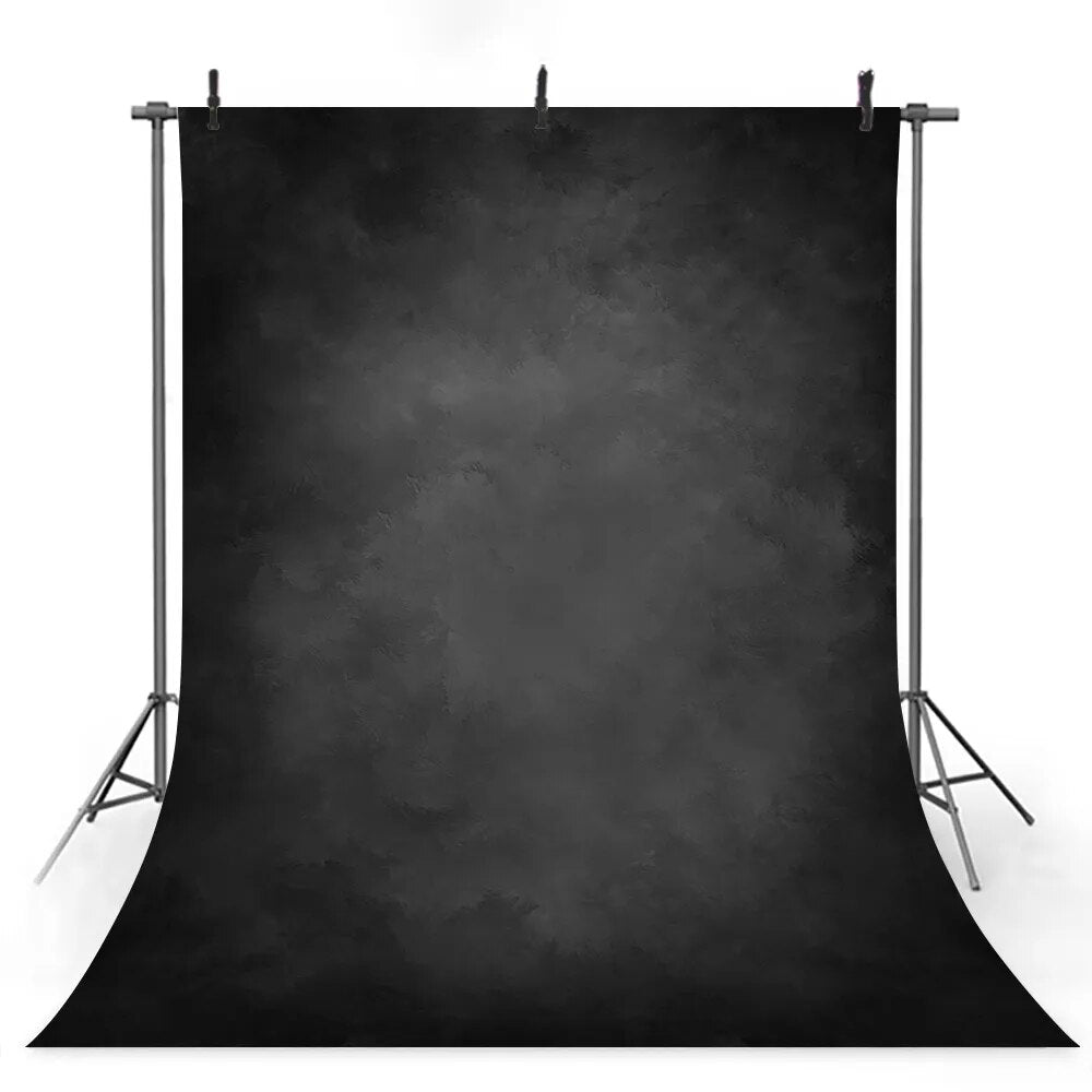 Grey Backdrop Black Solid Color Background Abstract Art Texture Props Children Adult Portrait Photocall Girl Baby Photostudio