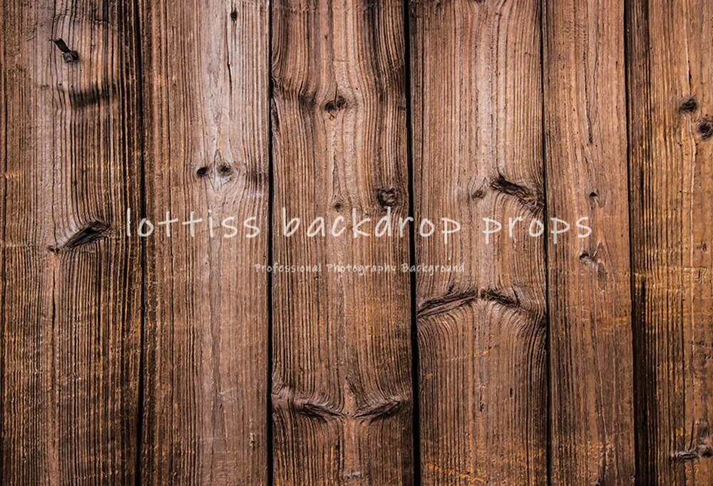 Brown Wood Floor Photography Background Dark Planks Props Adult Kids Portrait Party Photocall Broken Wooden Wall Backdrops