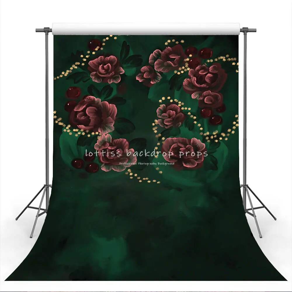 Hand Painting Floral Photorgaphy Backdrops Girl Kids Adult Portrait Photocall Props Pregant Photo Flower Garden Background