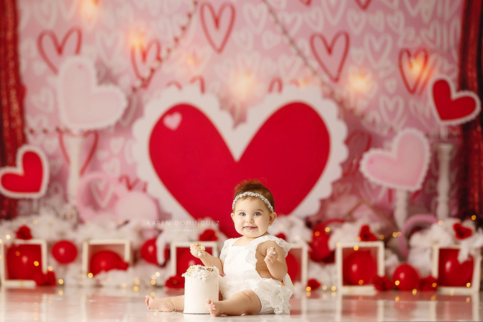 Valentine Day Backgrounds Kids Baby Photocall Child Adult Photocall Props Rose Dating Spring Garden Red Heart Decors Backdrops