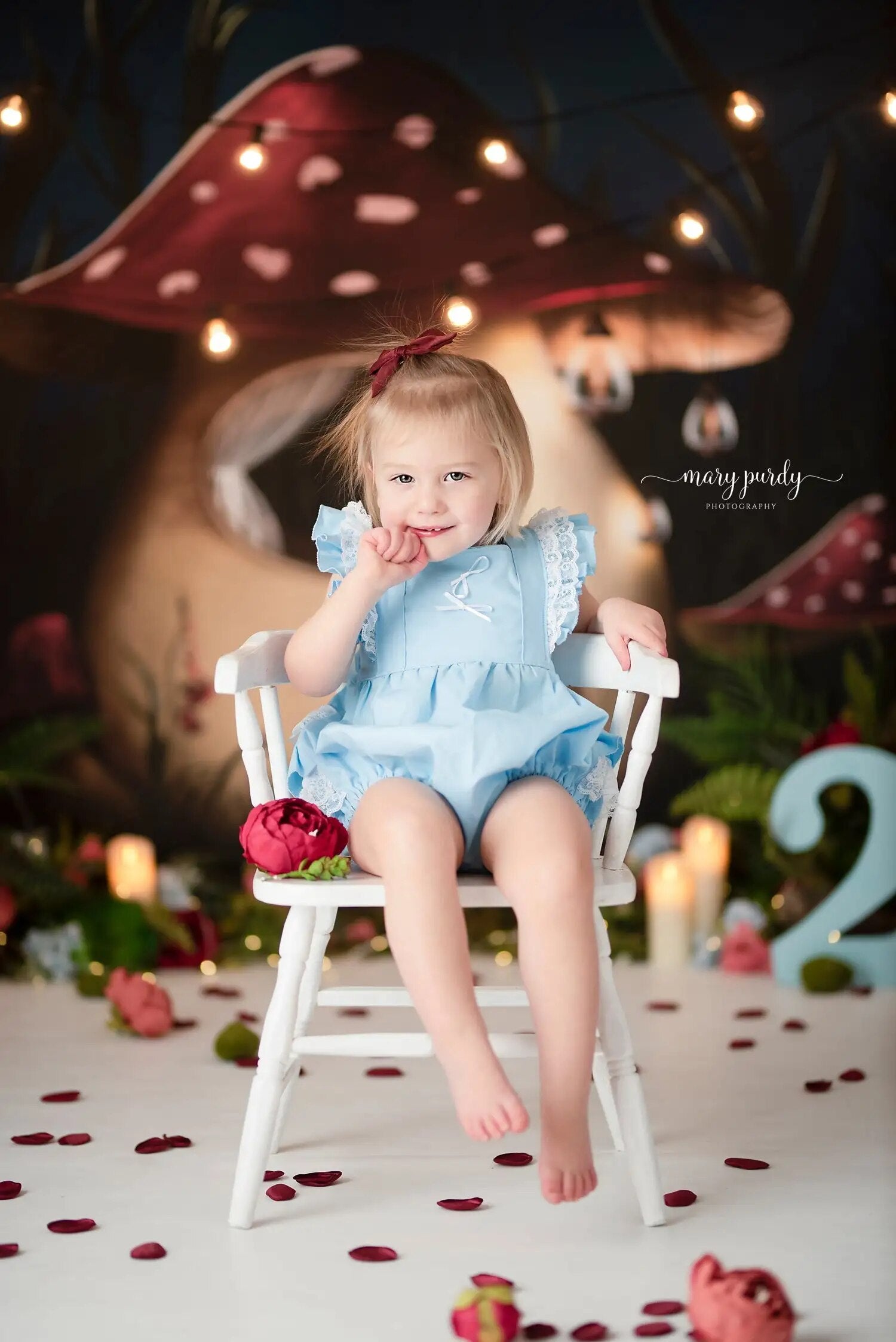 Fairies Mushroom House Backdrop Kids Adult Photocall Birthday Cake Smash Props Baby Child Photography Background