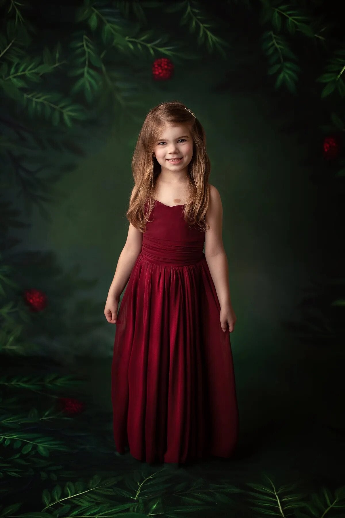 Arrière-plan du pays des merveilles, forêt verte, arrière-plan pour Portrait de nouveau-né fille, accessoires de studio photo pour séance photo de mariage, fête prénuptiale, grossesse 