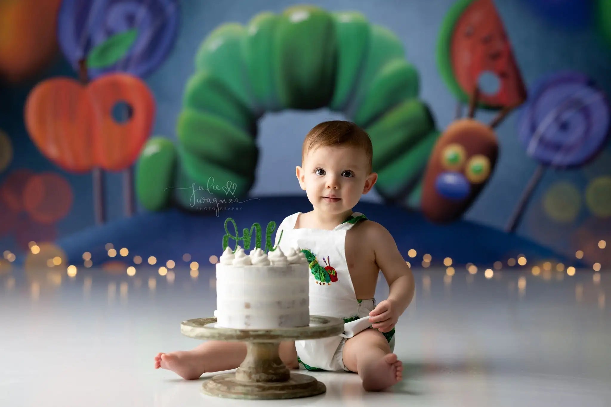 Little Caterpillar Backdrop Kids Baby 1st Birthday Party Decors Child Boys Adult Cake Smash Photo Shoot Studio Backgrounds