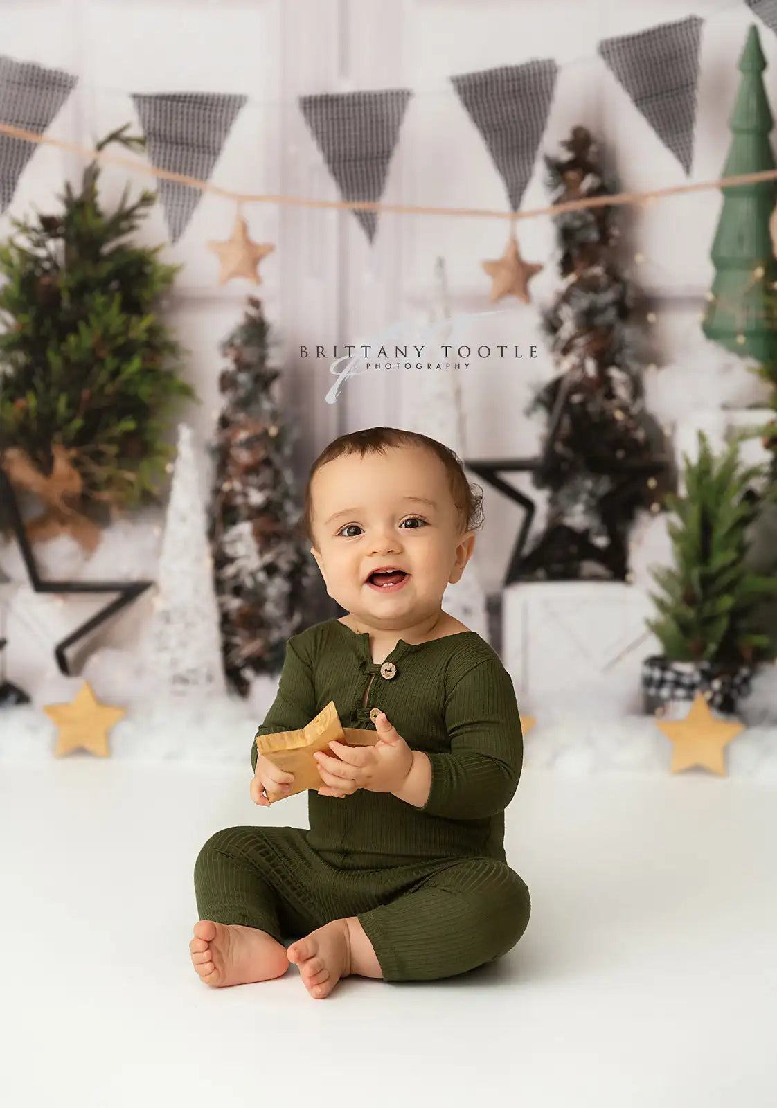 Winter Forest Photography Backdrop Christmas Window Snowy Kids Baby Cake Smash Photocall Decors Girls Adult Birthday Backgrounds