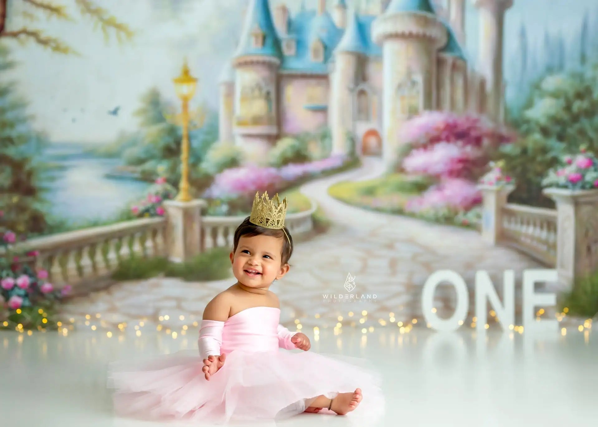 Fantasy Castle Photography Backdrop Kids Baby Cake Smash Photocall Decors Child Adult Birthday Studio Backgrounds