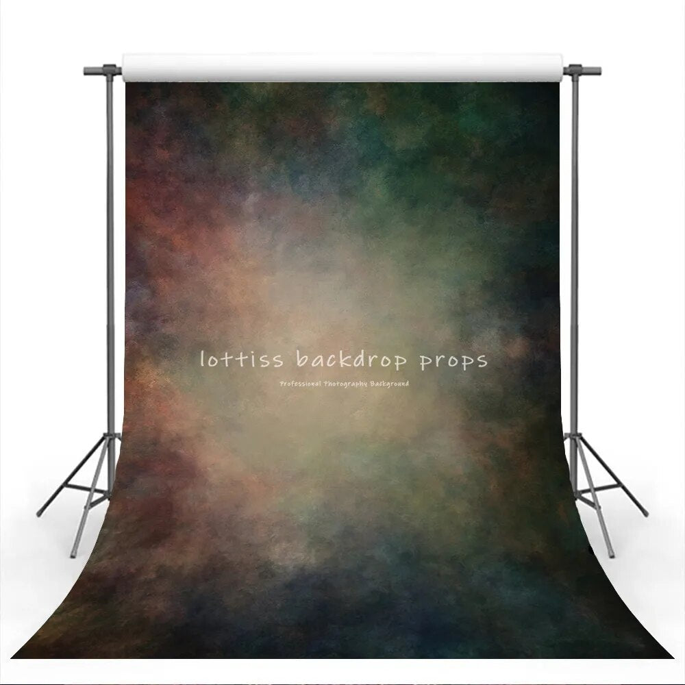 Art Abstract Floral Polyester Backdrop For Adult Portrait Photography Painting Flower Pregant Kids Newborn Photoshoot Background