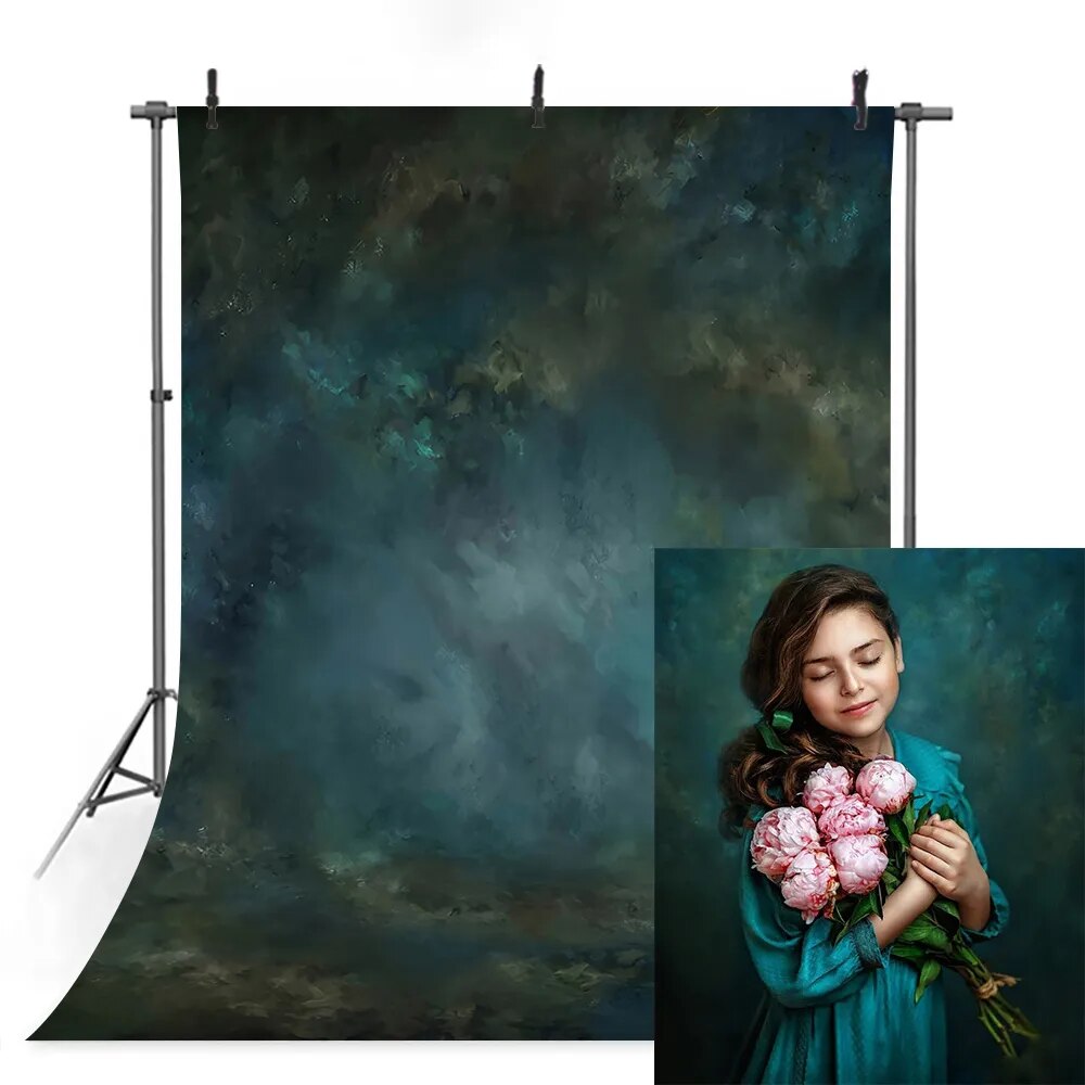 Arrière-plan de photographie abstraite en Polyester, décor de Portrait d'enfants enceintes, peinture à l'huile, Texture artistique, accessoires Photo d'anniversaire 