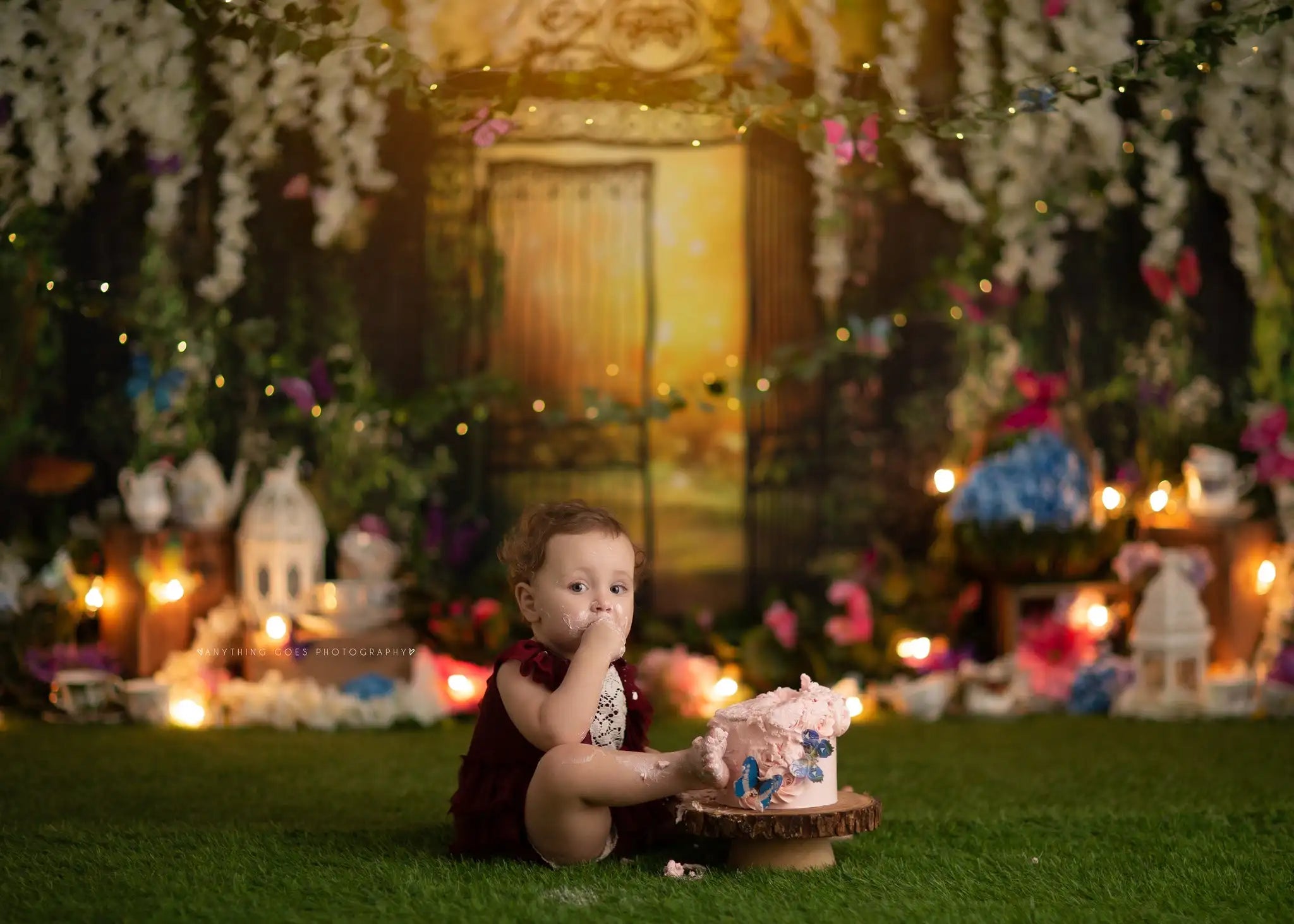 Spring Secret Garden Backdrops Kids Baby Photography Props Child Photocall Forest Wonderland Jungle Backgrounds