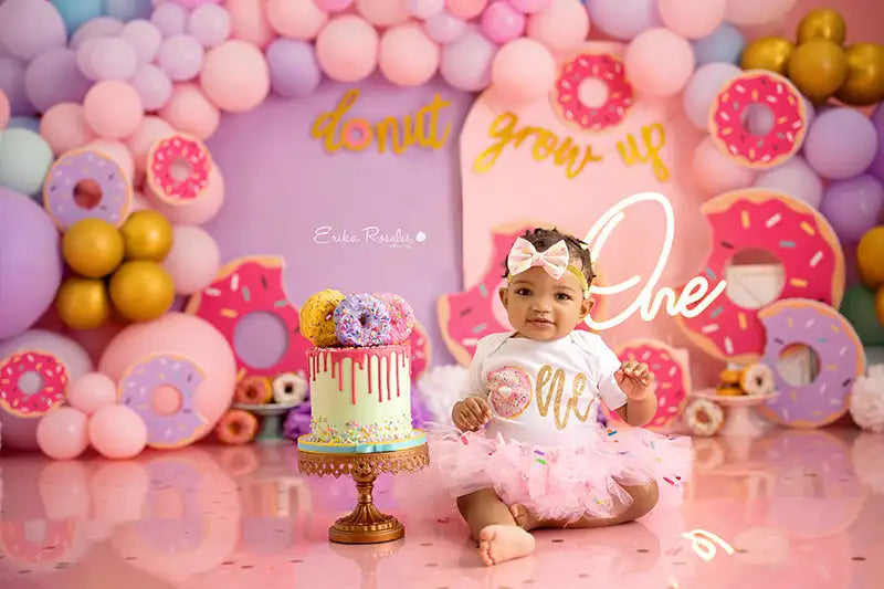 Mouse Twins Backdrop Kids Baby Cake Smash Photography Props Child Girls Adult Birthday Party Studio Backgrounds