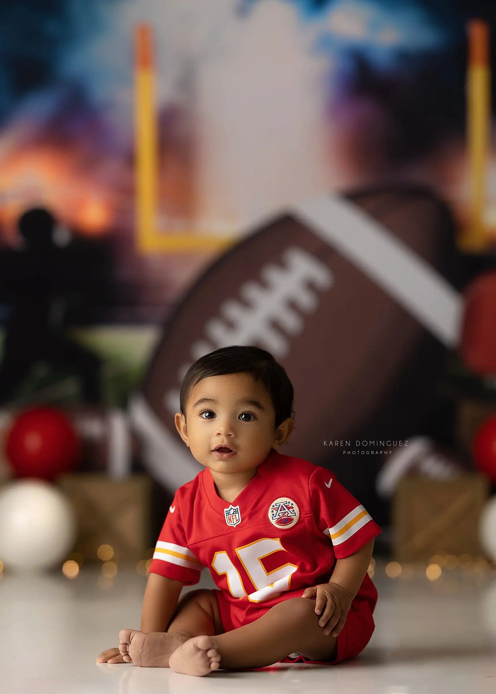 First Down Photography Backdrop Football Kids Baby Cake Smash Photocall Decors Child Adult Birthday Photo Shoot Backgrounds