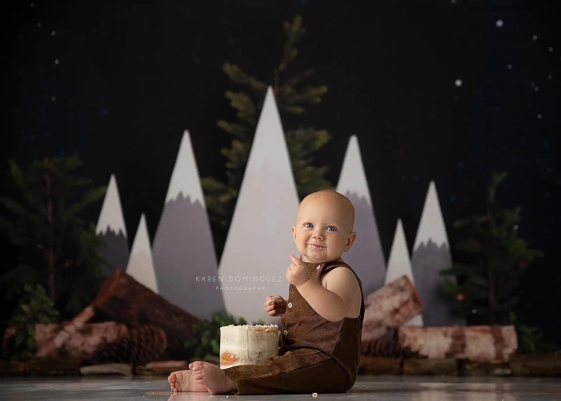 Forest Mountains Are Calling Backdrops Kids Baby Photography Child Adult Photocall Props Cake Smash Birthday Backgrounds